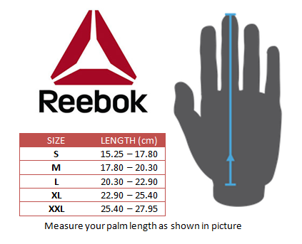 reebok full finger functional gloves
